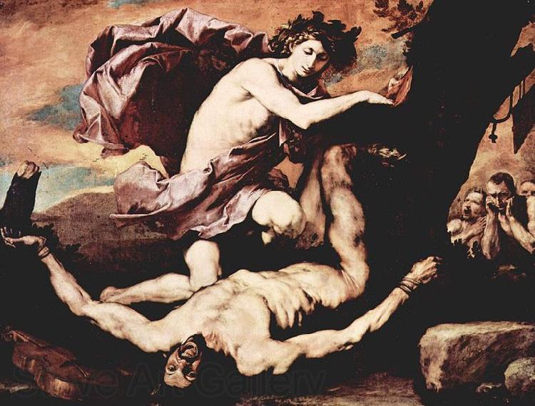 Jose de Ribera L Apollo e Marsia di Jusepe de Ribera e un quadroche si trova a Napoli nel Museo di Capodimonte (inv. Q 511), nella Galleria Napoletana. Fa parte dell Spain oil painting art